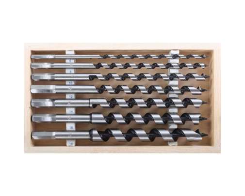 Świdry do drewna komplet  7 sztuk (6-18mm) długość 230 mm Proline 26847