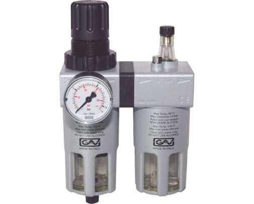 GAV Reduktor ciśnieniowy z filtrem i naolejaczem FRL-200 38 cala 66220