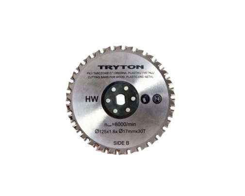 Tarcza tnąca TCT 125 mm do pilarki dwutarczowej TPD860K Tryton EATPD01
