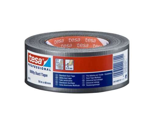 Taśma naprawcza Duct Tape 50m:48mm czarna Tesa H0461346