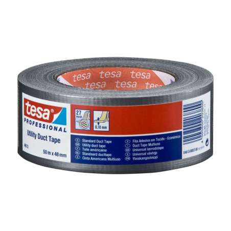 Taśma naprawcza Duct Tape 50m:48mm czarna Tesa H0461346