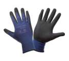 Rękawice ochronne powlekane spienianym nitrylem niebieskie Lahi Pro L2213