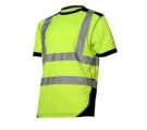 LAHTI PRO t-shirt koszulka odblaskowa ostrzegawcza żółta L40225