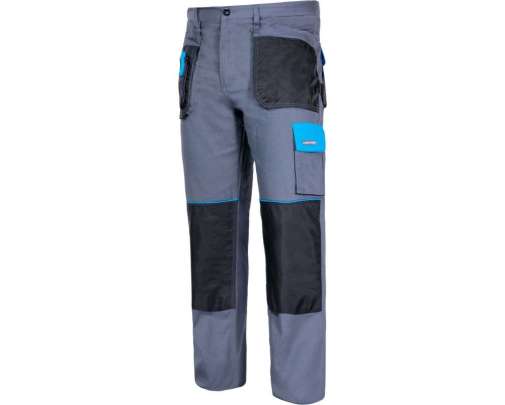 Spodnie szaro-niebieskie bawełna Lahti Pro L40504