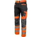 Spodnie ostrzegawcze robocze do pasa pomarańczowe Slim Fit Lahti Pro L40512