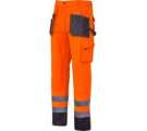 Spodnie robocze do pasa ostrzegawcze pomarańczowe Lahti Pro L40526