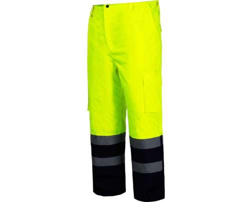 Zimowe spodnie ostrzegawcze żółte Lahti Pro L41002
