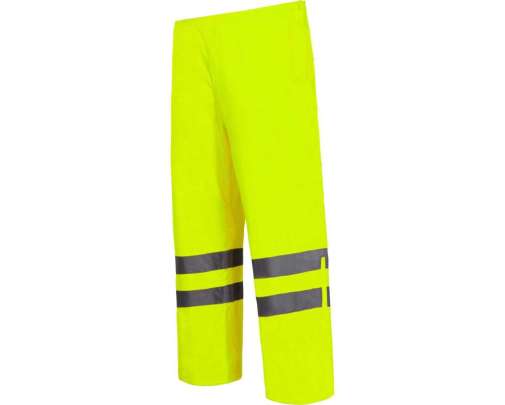 Spodnie przeciwdeszczowe ostrzegawcze żółte Lahti Pro L41008