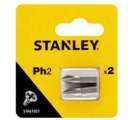 Bity końcówki wkrętarskie Phillips PH2 25mm 2szt Stanley STA61021