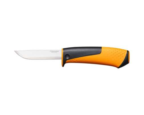 Nóż uniwersalny z ostrzałką 215mm pomarańczowy Hardware Fiskars F1023618