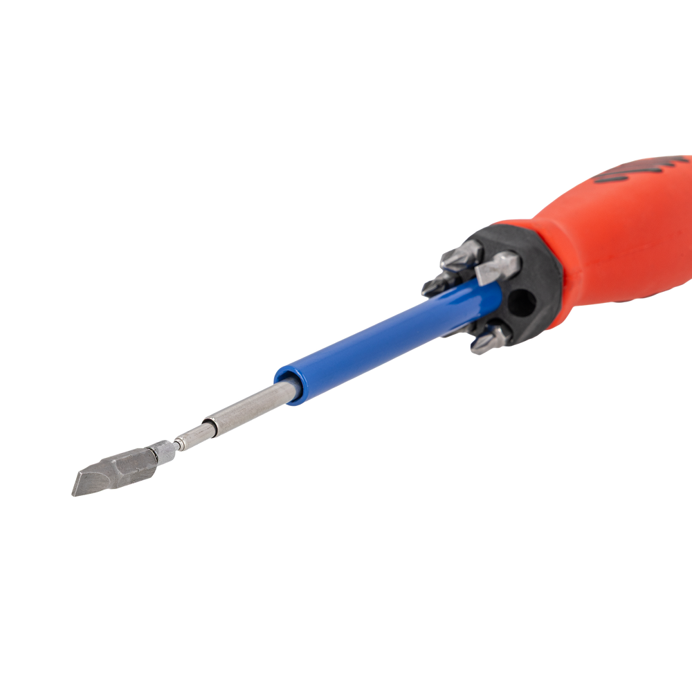Wkrętak wielofunkcyjny teleskopowy bity 5-6 mm płaskie PH1-PH2 Mega 10014