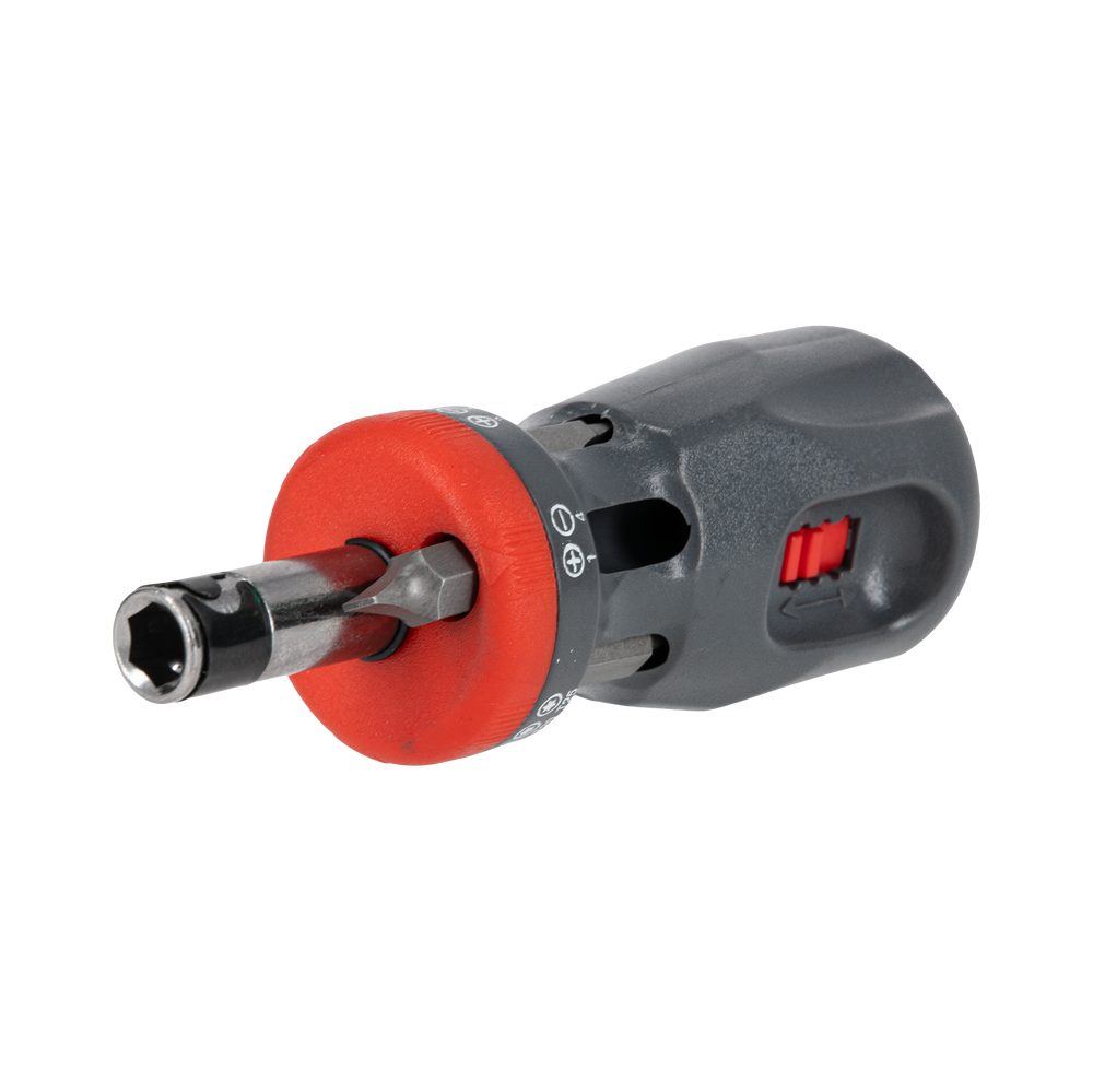 Wkrętak z grzechotką CRV zestaw 12 elementów Proline 10028