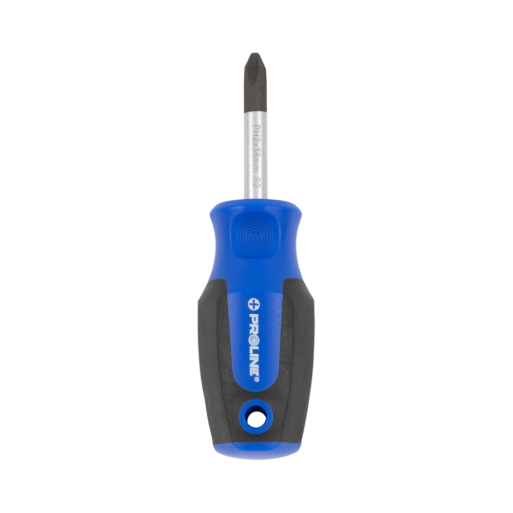 Wkrętak soft touch krzyżowy PH2 38 mm S2 HRC 59 magnes Proline 10168