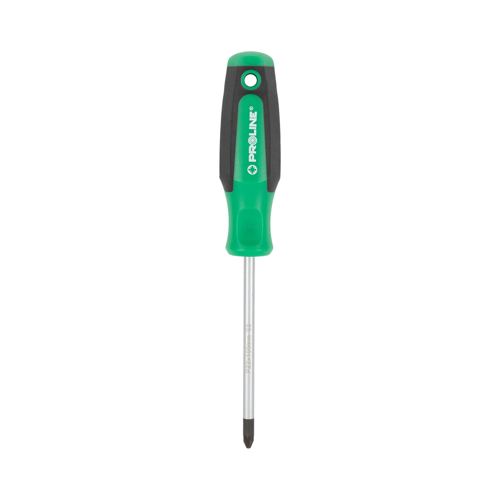 Wkrętak soft touch pozidriv PZ2 100 mm S2 HRC 59 magnes Proline 10176