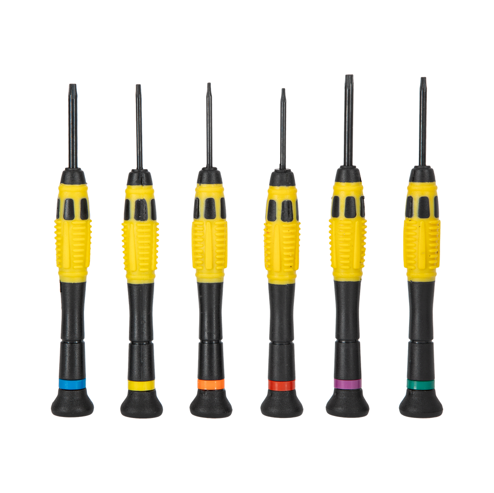 Wkrętaki zegarmistrzowskie Torx 6elementów ni-cr-mo Proline 10225