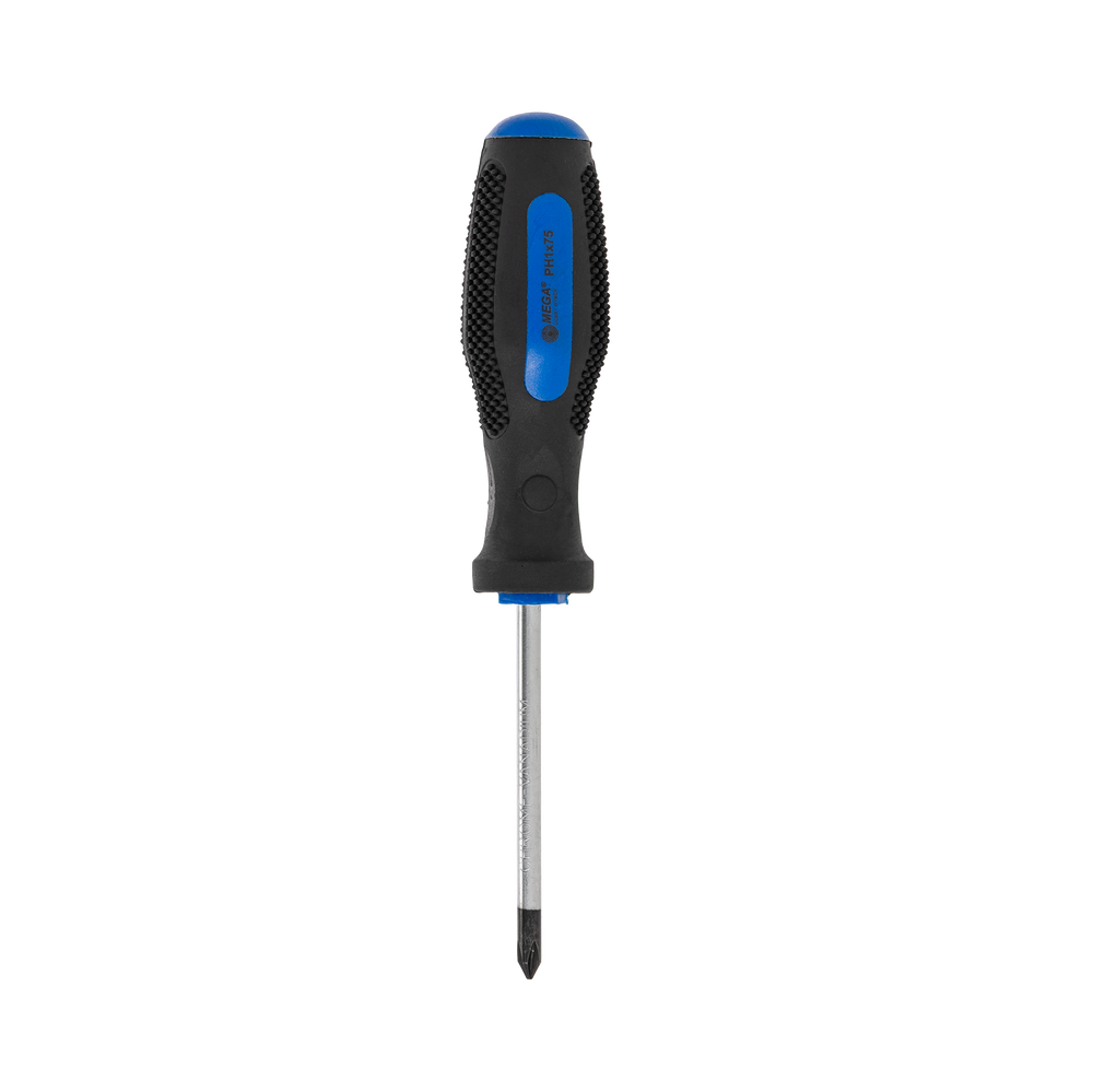 Wkrętak krzyżowy PH1 x 75 mm jeżyk CRV Mega 10331