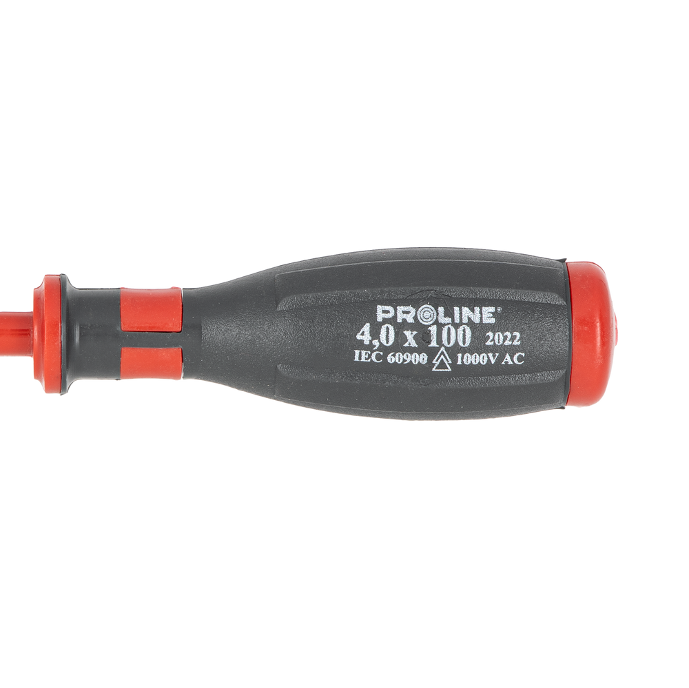Wkrętak 1000 V płaski elektrotechniczny 4,0x100 mm Proline 10513