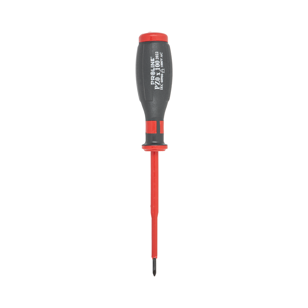 Wkrętak 1000 V krzyżowy elektrotechniczny PZ0x100 mm Proline 10516