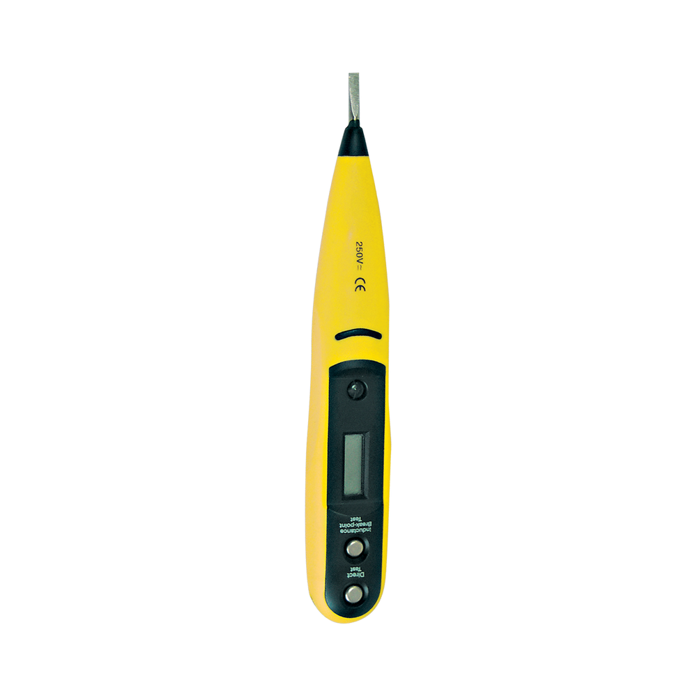 Próbnik elektryczny z wyświetlaczem lcd 12-250 V 10590