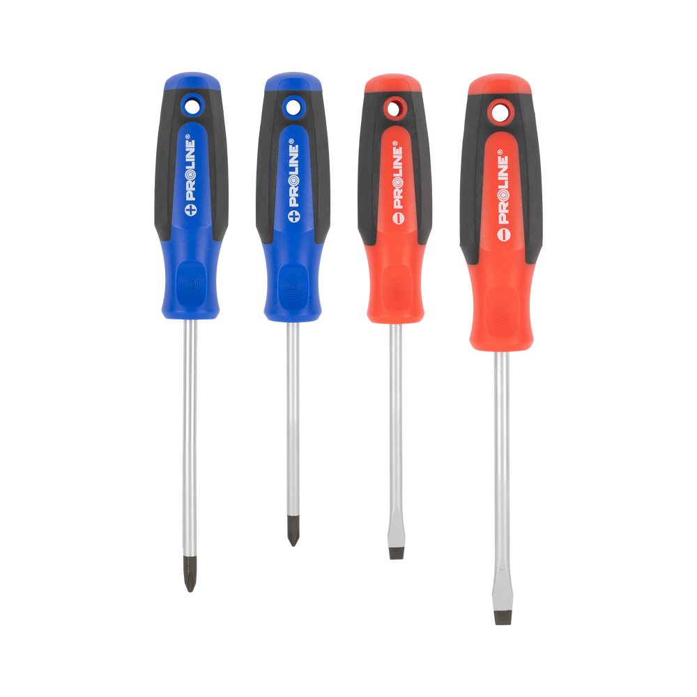 Zestaw wkrętaków soft touch 4 szt.. S2 magnes Proline 10683