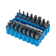 Zestaw bitów Security 33 elementy T8-T40 imbus 2-6 mm uchwyt Mega 10733