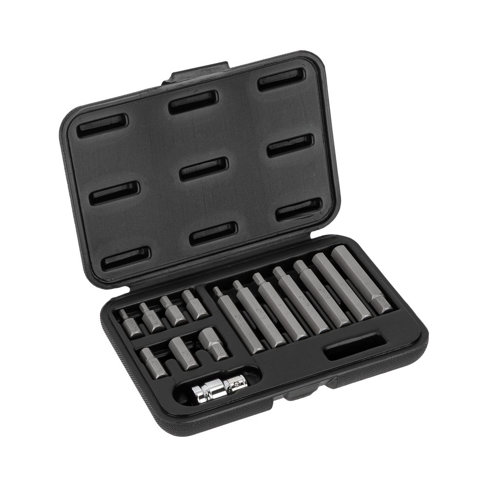 Zestaw końcówek bitów 38 HEX4-HEX12 3075 mm 15 elementów Proline 10743