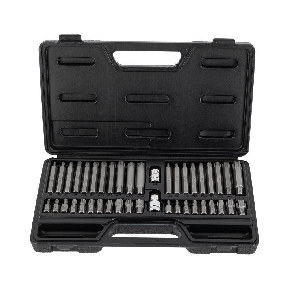 Zestaw końcówek bitów 38 12 ribe M4-M14 Torx T20-T70 3075 mm 42 elementy Proline 10747