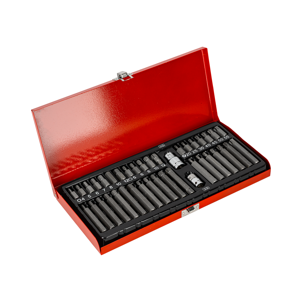 Bity T20-T55 M5-M12 Hex 4-12 zestaw 40 elementów S2 Proline 10748