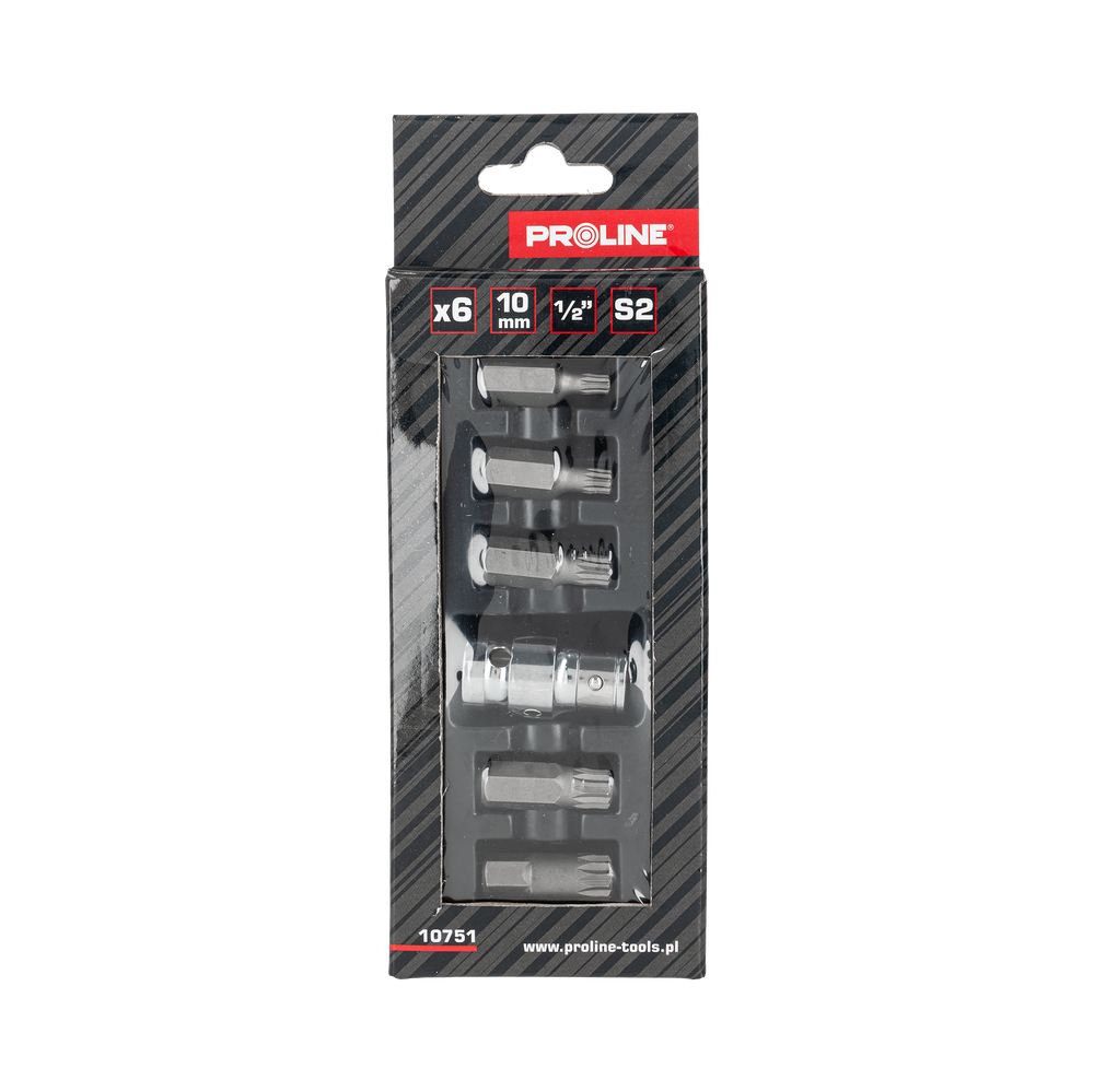 Bity Spline M5-M12 6 elementów S2 Proline 10751