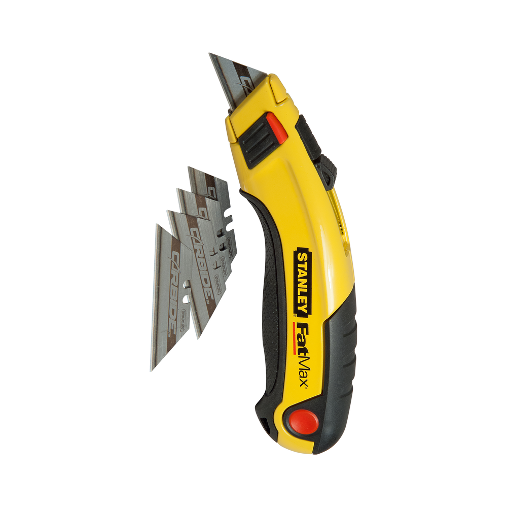 Nóż metalowy z ostrzem chowanym Plus 5 ostrzy carbide FatMax rb Stanley 107787