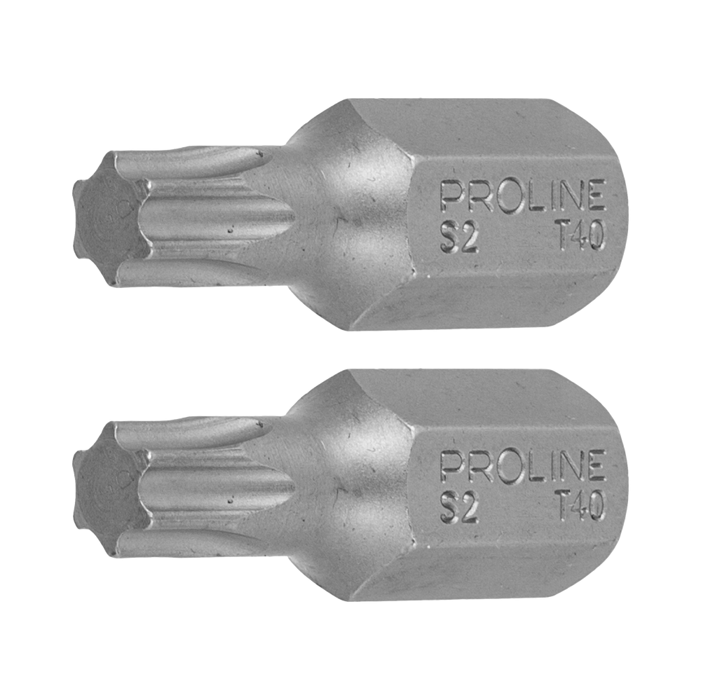 Bity końcówki 3/8 Torx T40 L:30 mm 2 sztuki Proline 10851