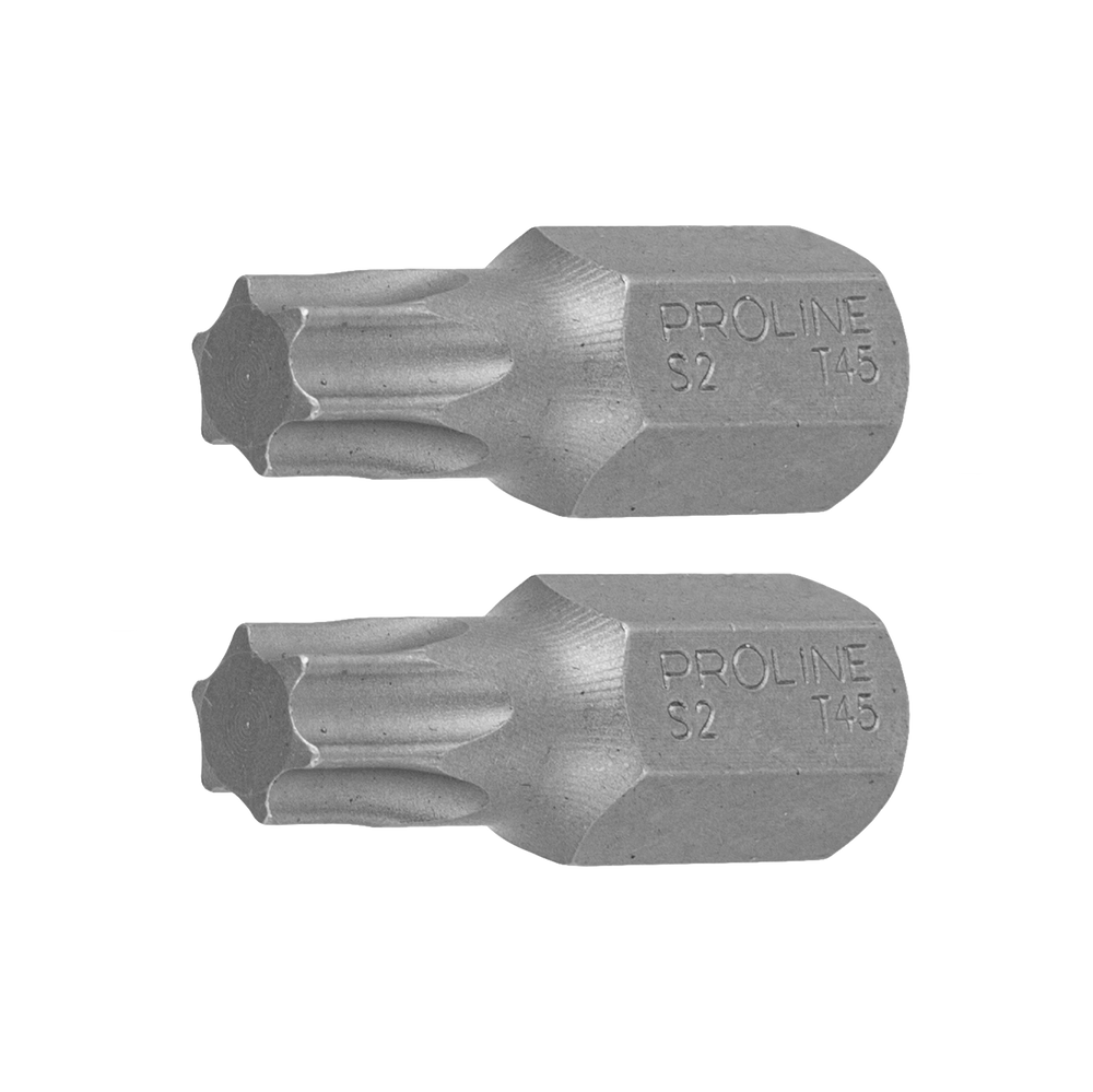 Bity końcówki 3/8 Torx T45 L:30 mm 2 sztuki Proline 10852
