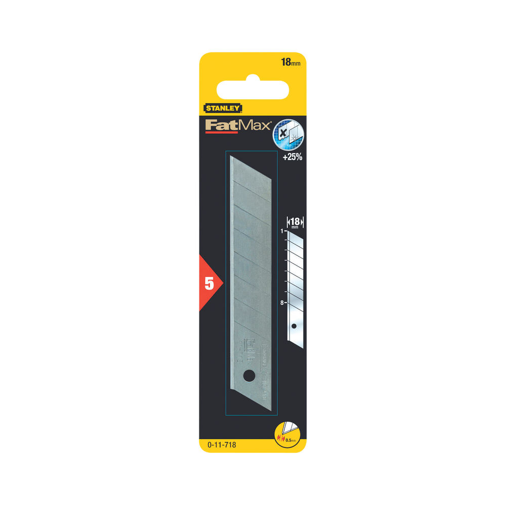 Ostrza wymienne FatMax 18 mm 10 sztuk Stanley 117182