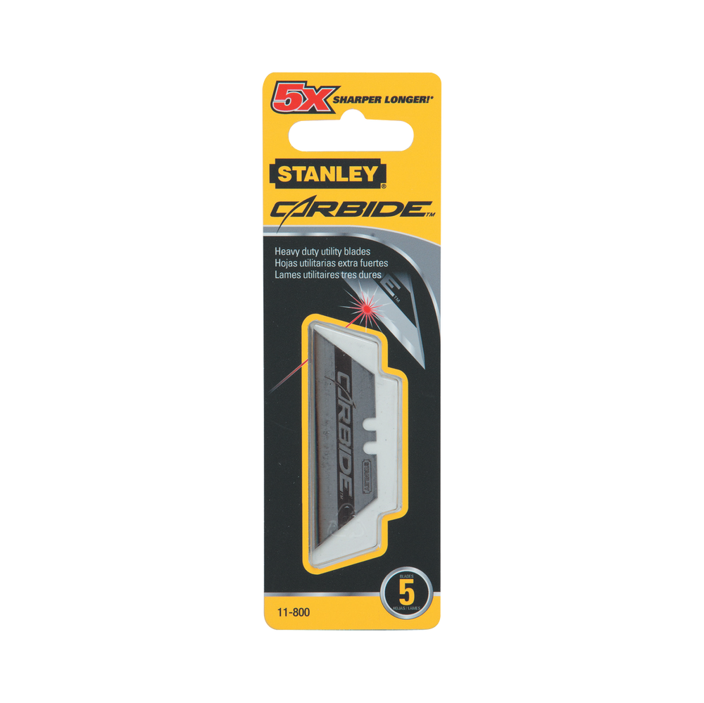 Ostrze trapezowe carbide blade 5 sztuk Stanley 118000