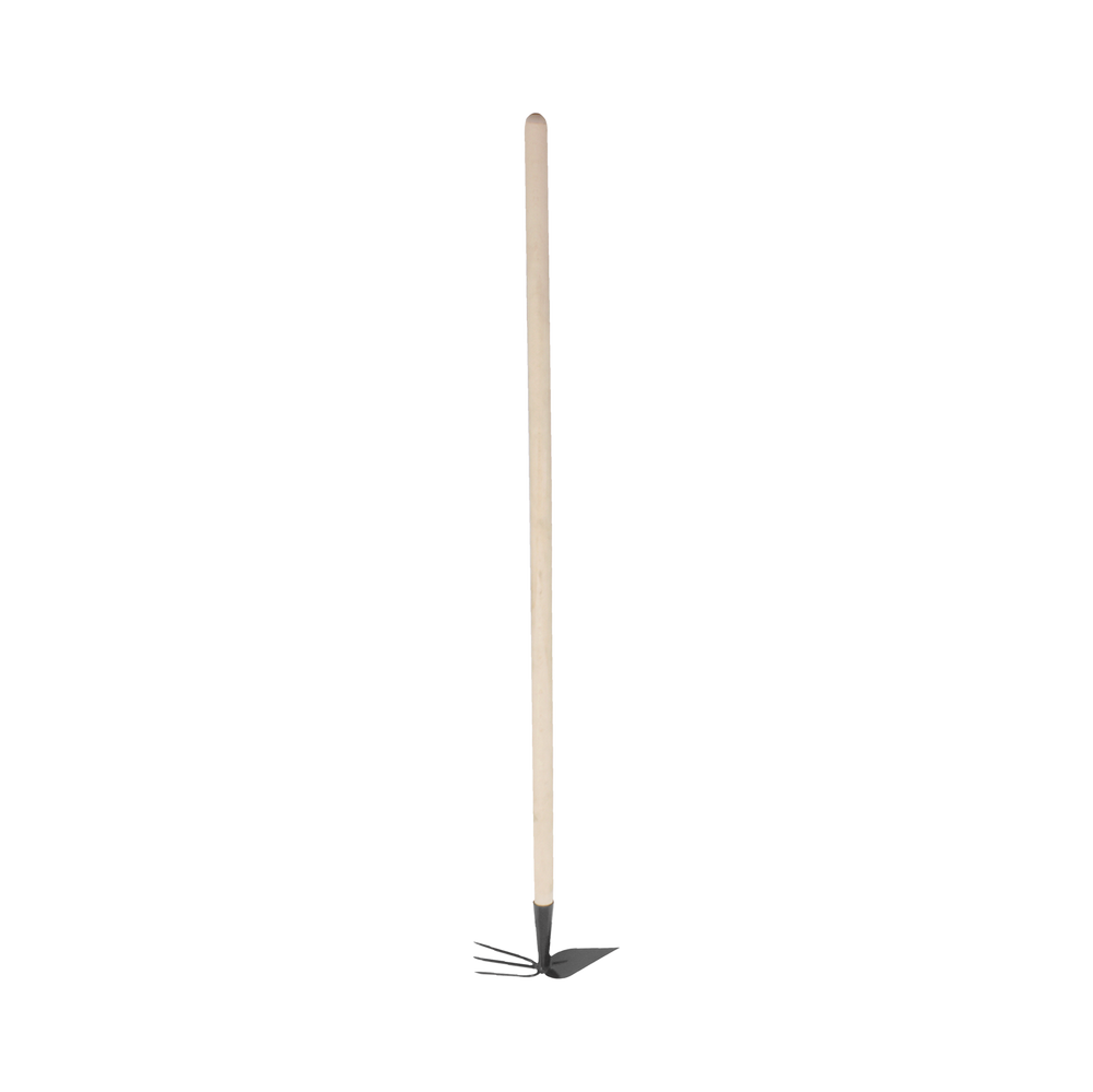 Motyczka sercowa z widełkami z trzonkiem drewnianym 110 cm 12296