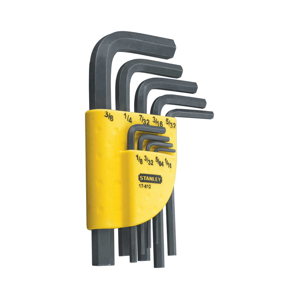 Klucze imbusowe zestaw 9 elementów 1,5-10 mm Stanley 139291