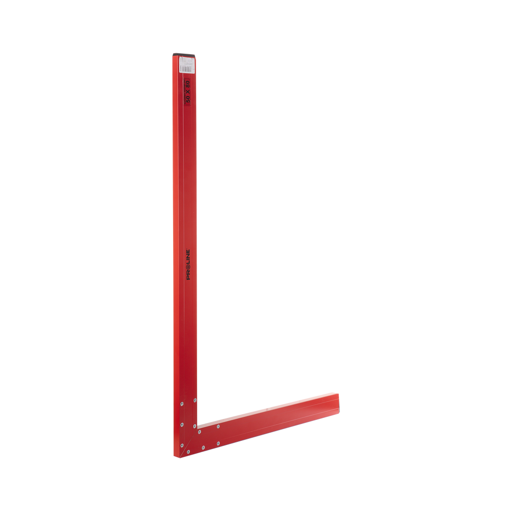 Kątownica aluminiowa czerwona 60x120 cm Proline 14904