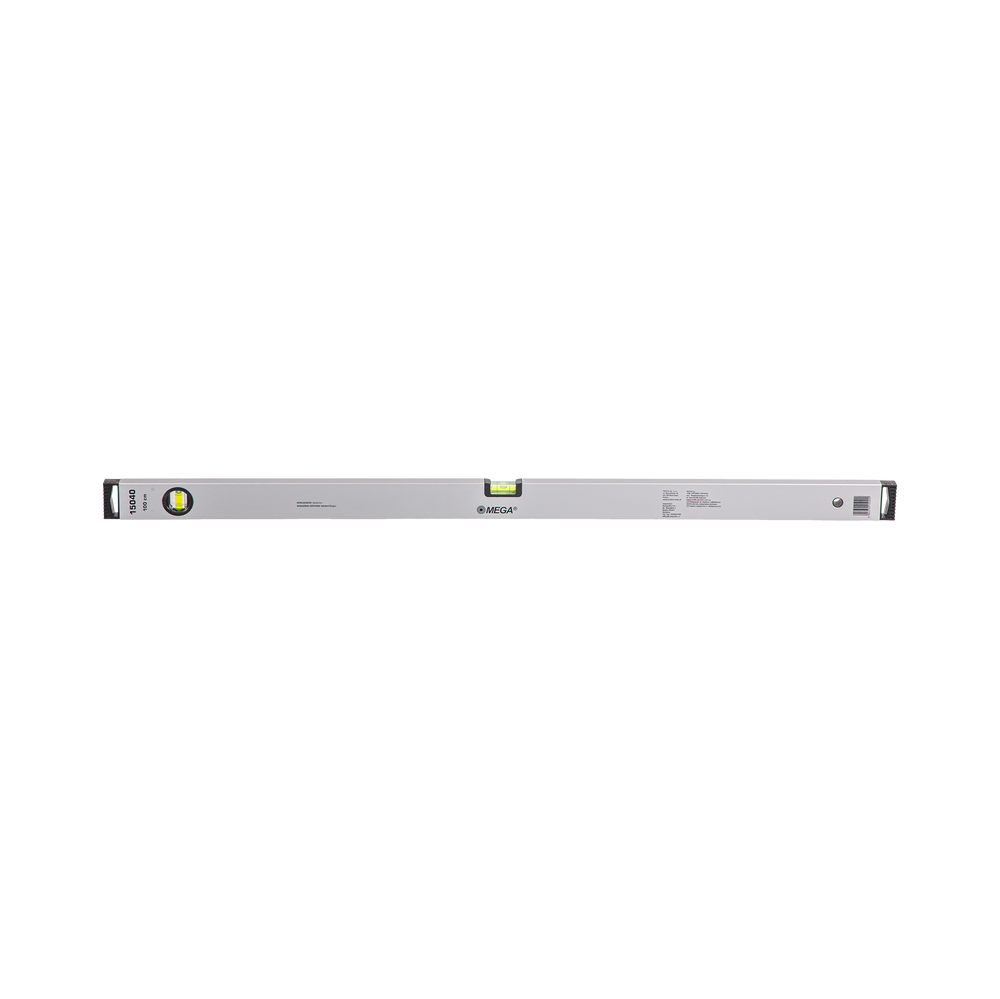 Poziomnica 100 cm 2 libelki aluminiowa Mega 15040