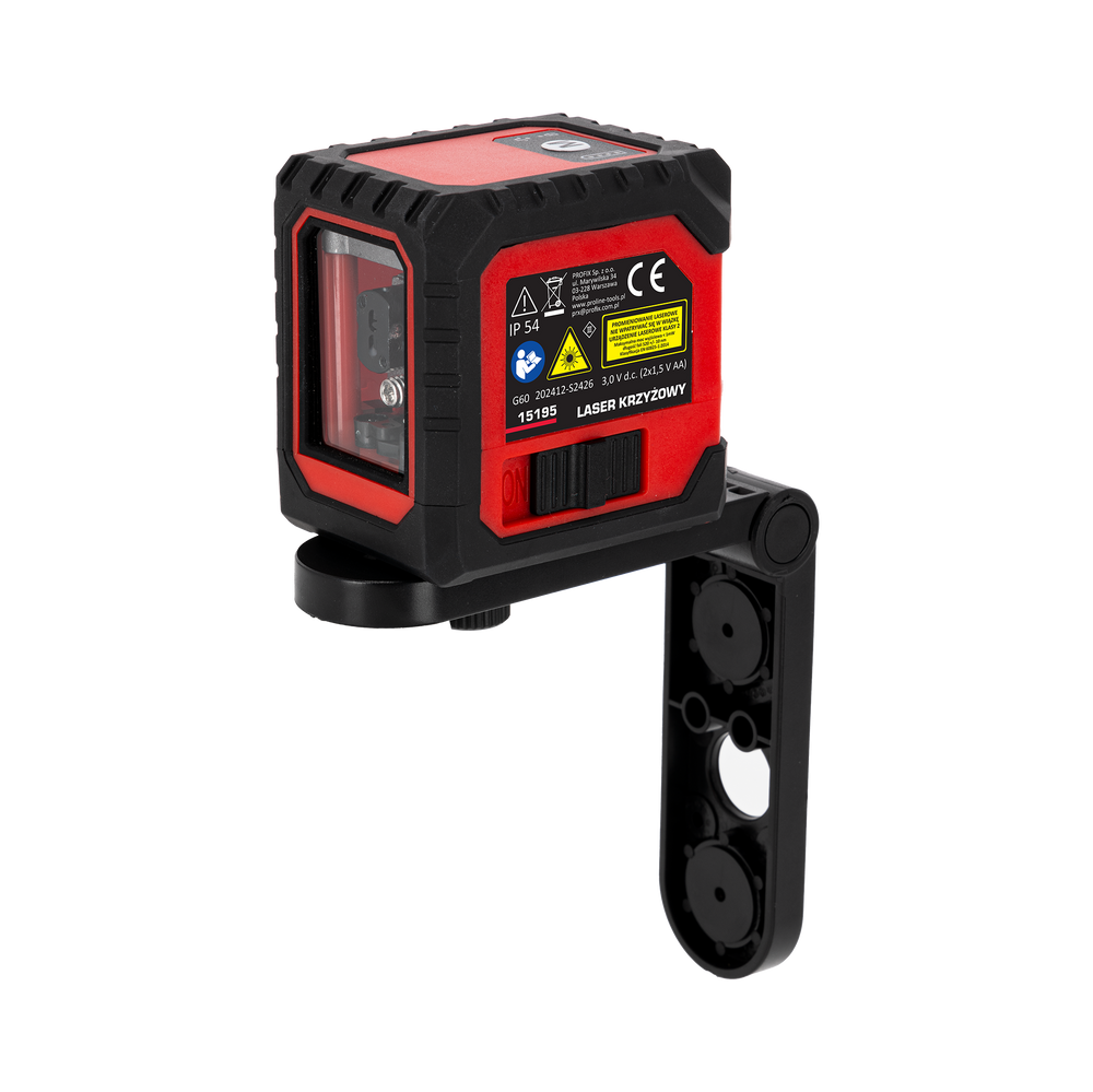 Laser krzyżowy 4D samopoziomujący 25 m Proline 15195