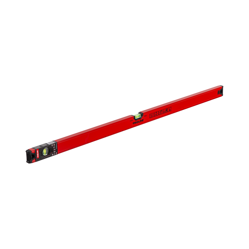 Poziomnica aluminiowa 120 cm 1,2m 2 libelki 1 mm/1m Standard Proline 15854