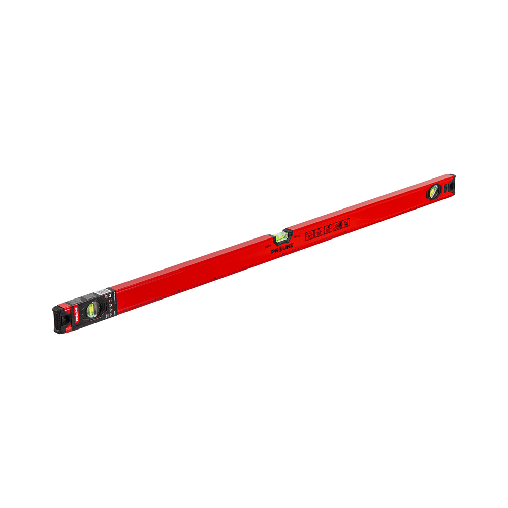 Poziomnica aluminiowa 120 cm 1,2m 3 libelki 1 mm/1m Standard Proline 15864