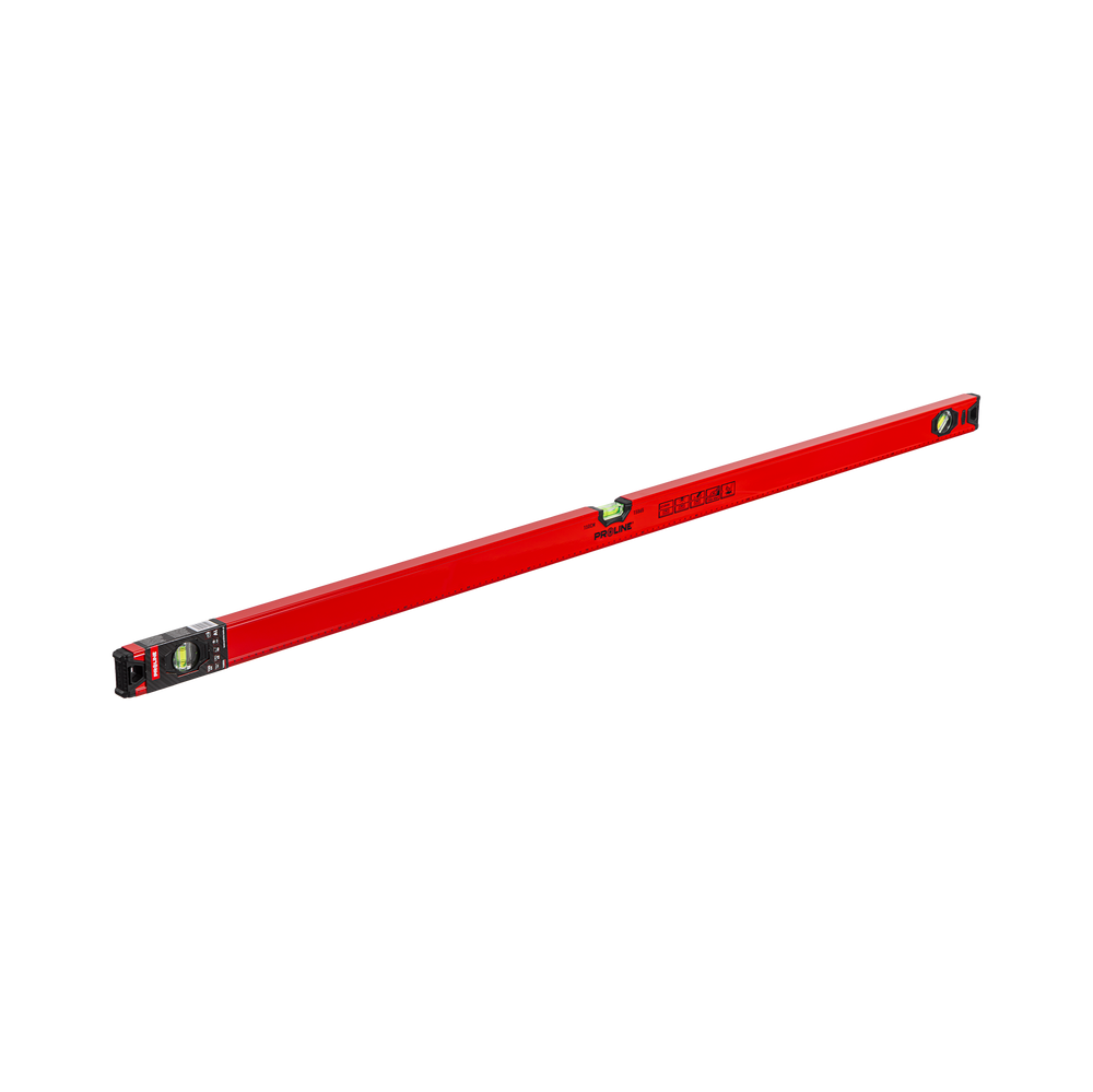 Poziomnica aluminiowa 150 cm 1,5m 3 libelki 1 mm/1m Standard Proline 15865
