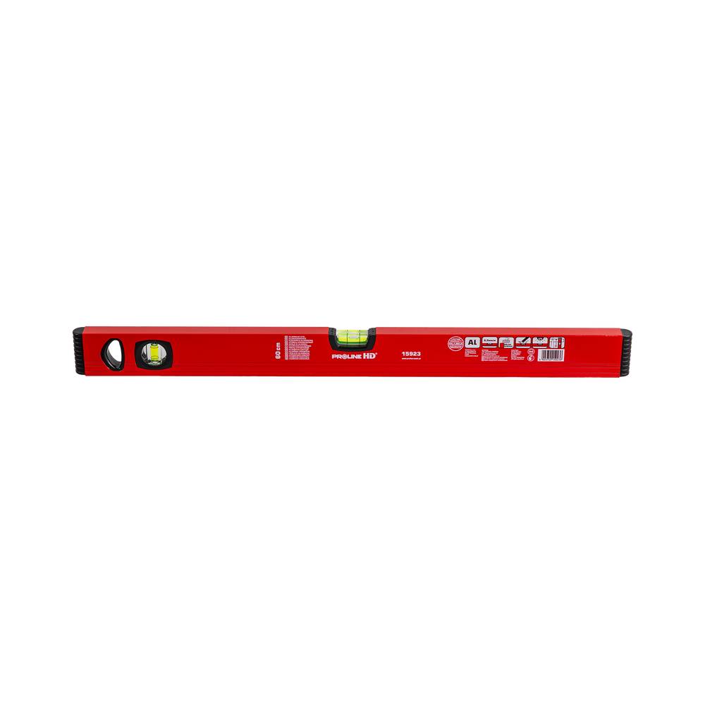 Poziomnica aluminiowa 2 libelki 60 cm Proline HD 15923