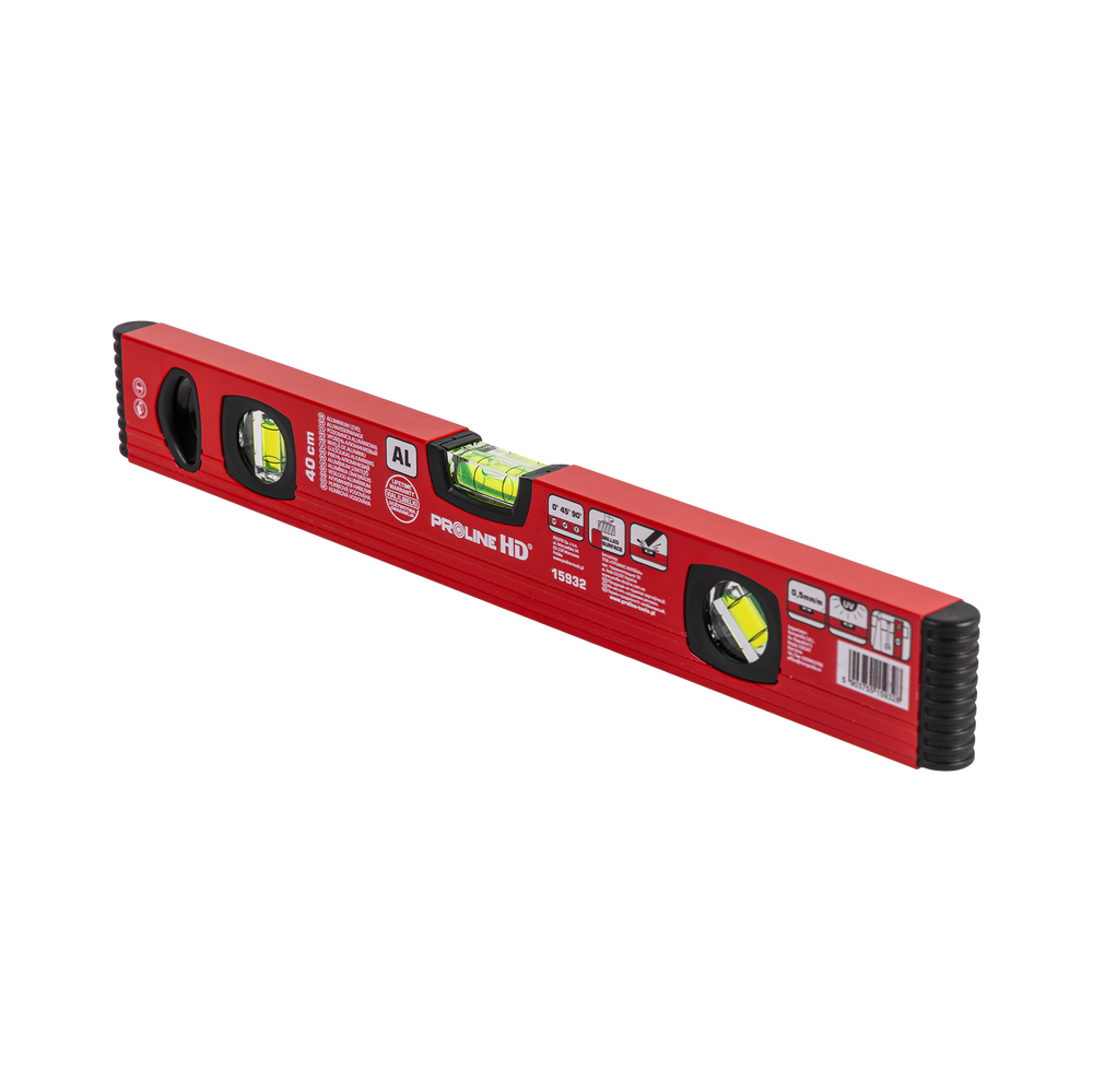 Poziomnica aluminiowa 3 libelki 40 cm Proline HD 15932