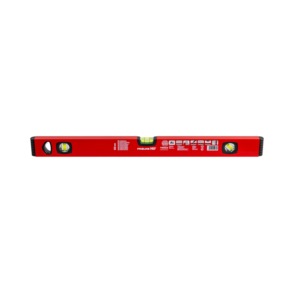 Poziomnica aluminiowa 3 libelki 60 cm Proline HD 15933