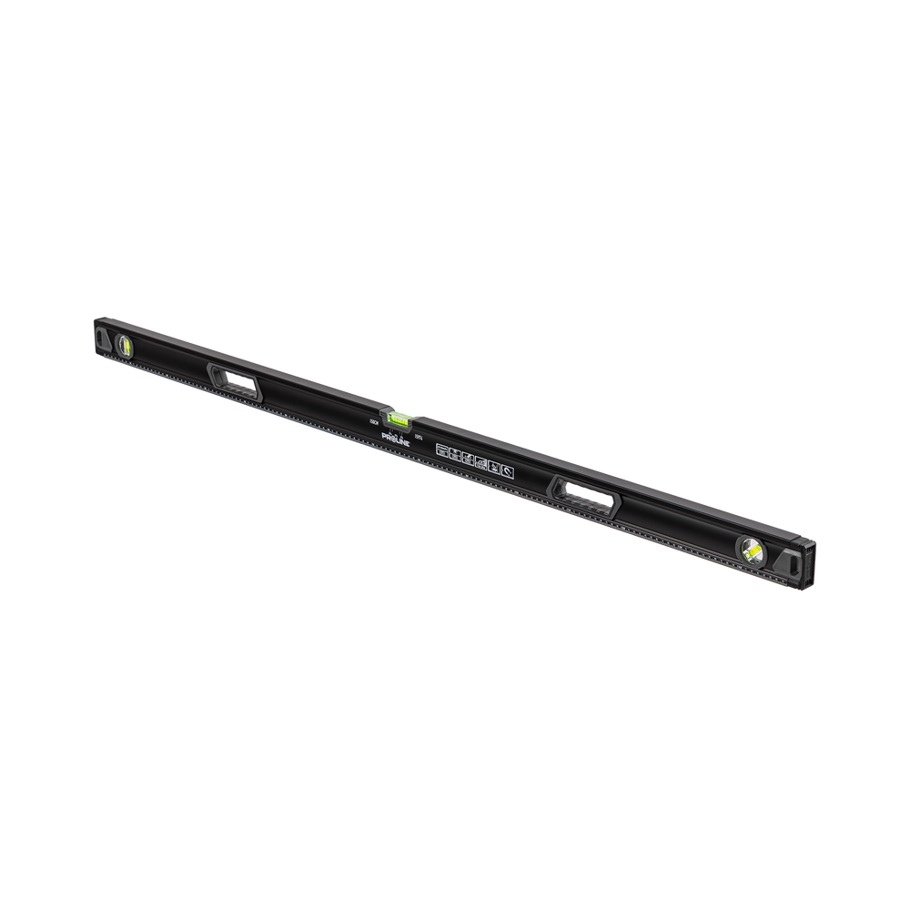 Poziomnica z uchwytami aluminiowa 150 cm 1,5m 3 libelki 0,5 mm/1m Premium Proline 15974