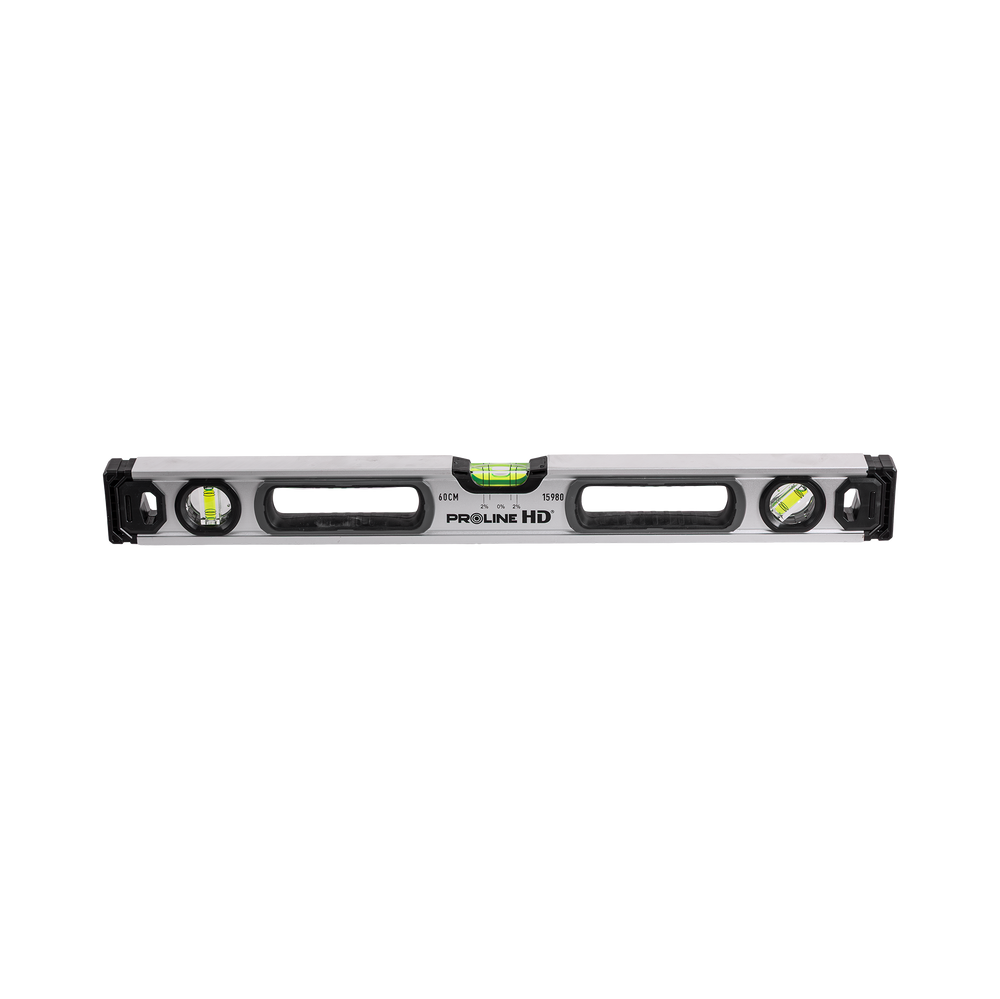 Poziomnica z uchwytami aluminiowa 60 cm 0,6m 3 libelki 0,5 mm/1m Proline HD 15980