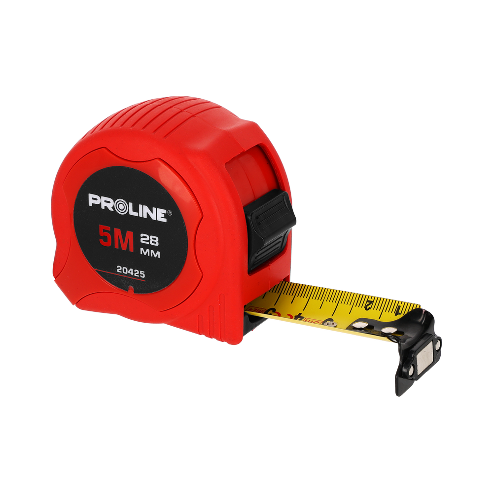 Miara zwijana 5m/28 mm magnesy zaczep Proline 20425