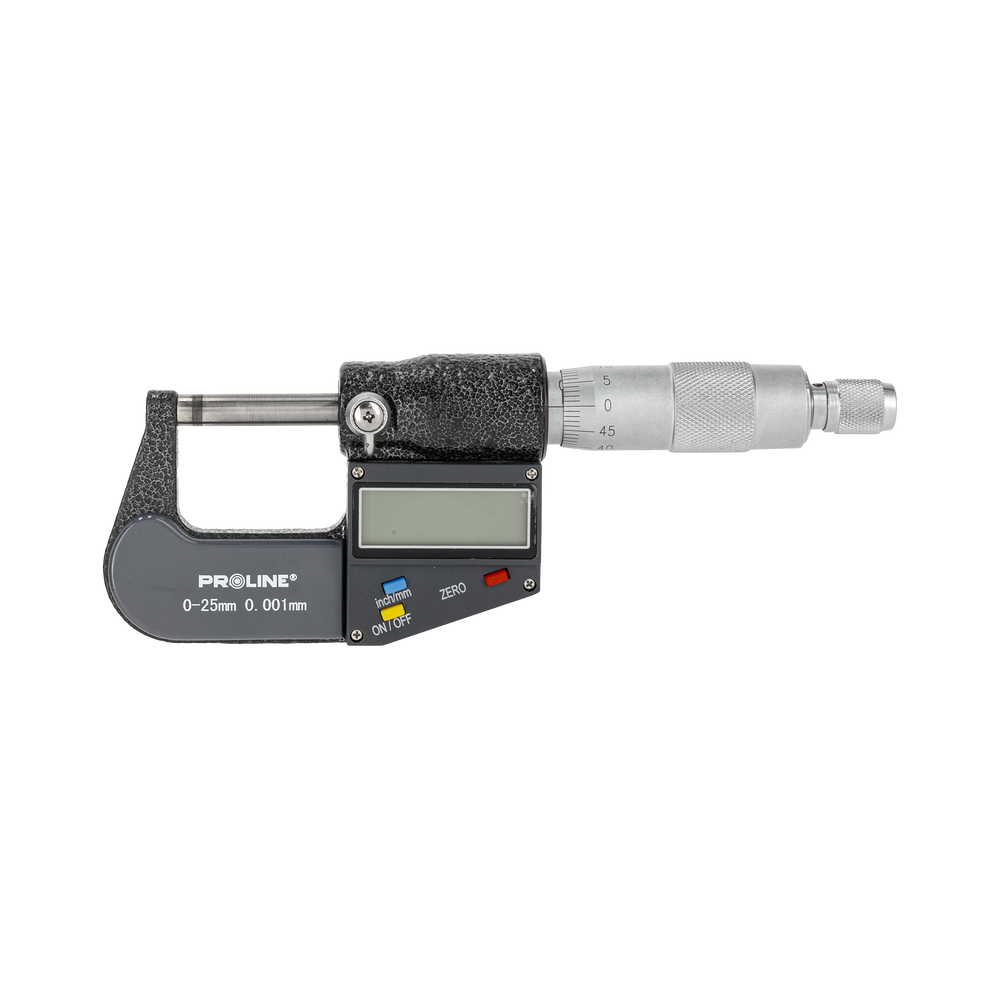 Mikrometr elektroniczny 0-25 mm dokładność 0001 mm Proline 20519