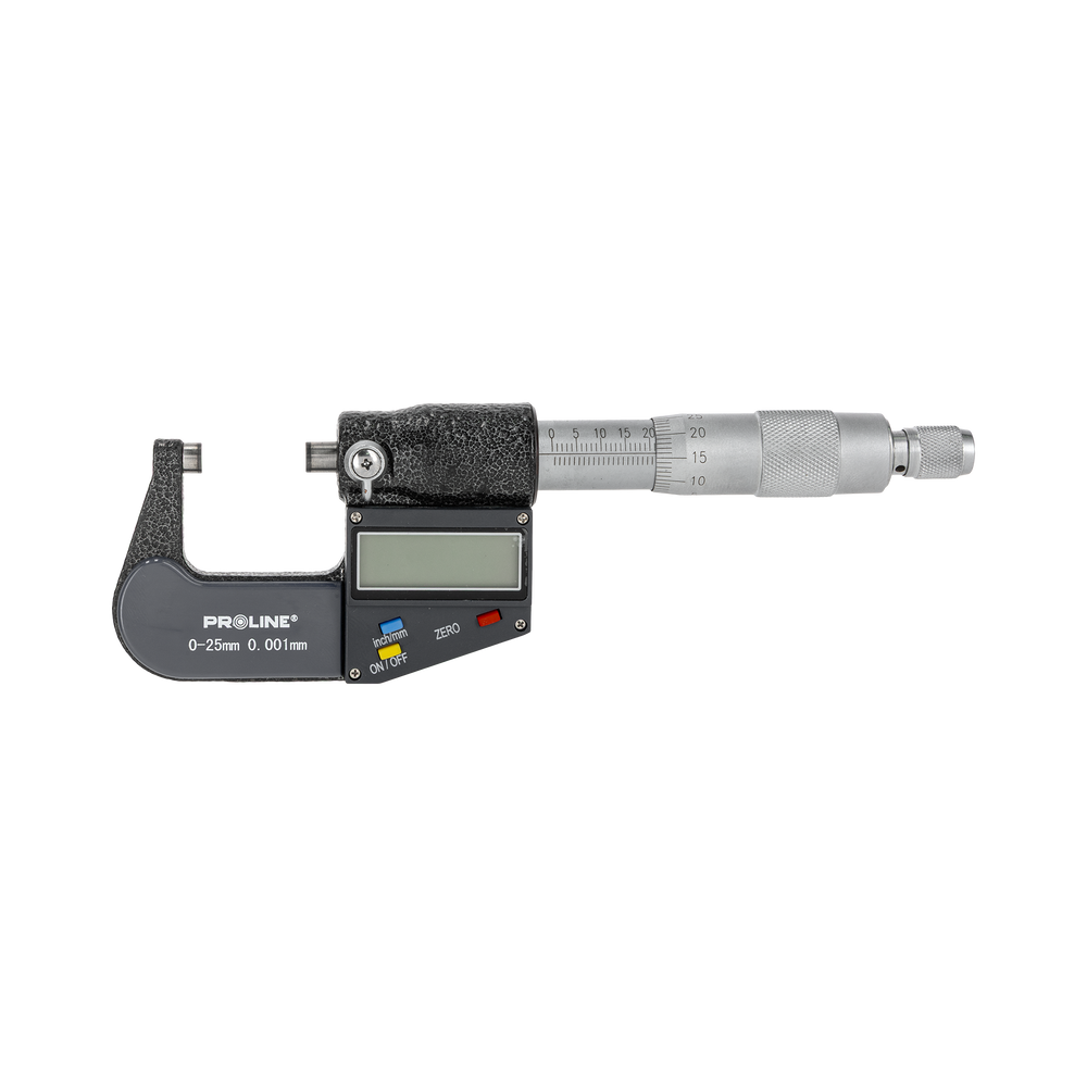 Mikrometr elektroniczny 0-25 mm dokładność 0001 mm Proline 20519